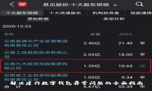 解决建行数字钱包异常问题的全面指南